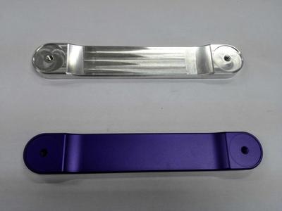 加工中心精密铝件紫色阳极氧化